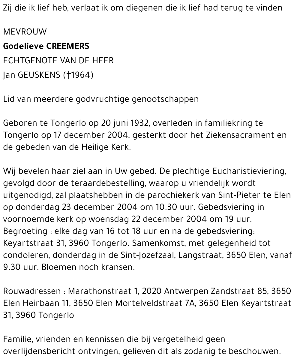 Godelieve Creemers