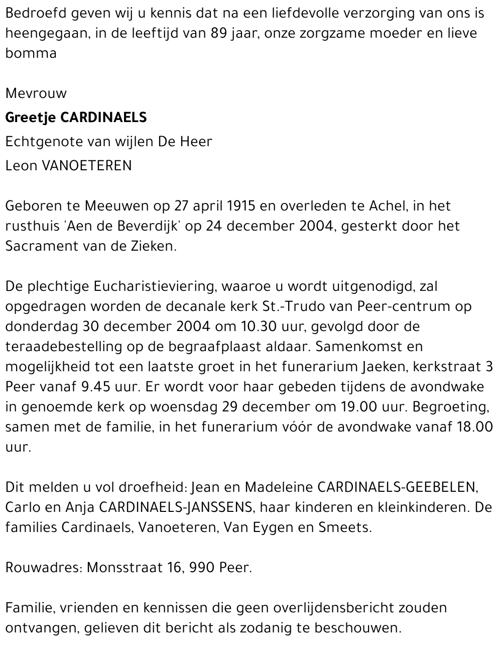 Greetje Cardinaels