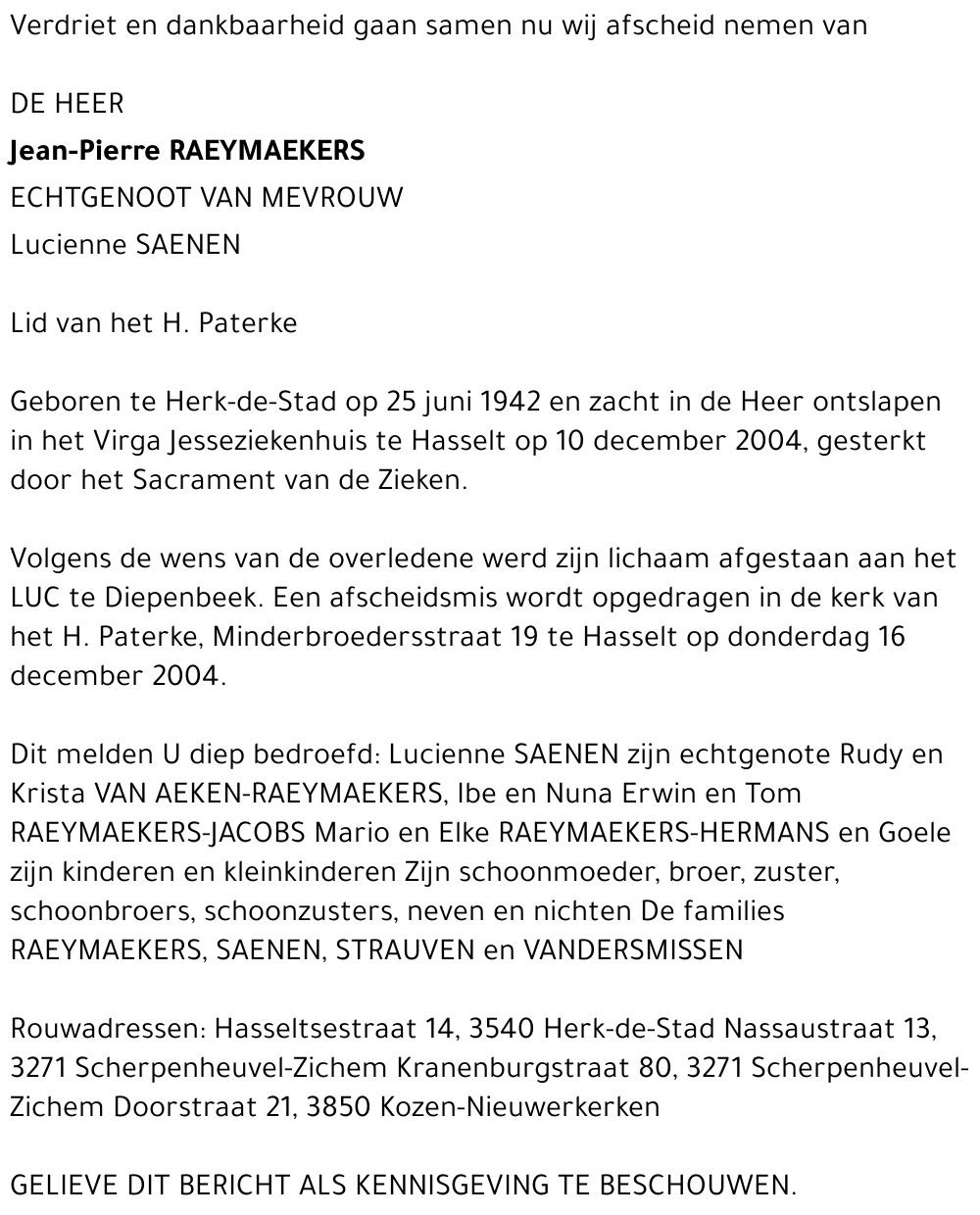 Jean-Pierre Raeymaekers