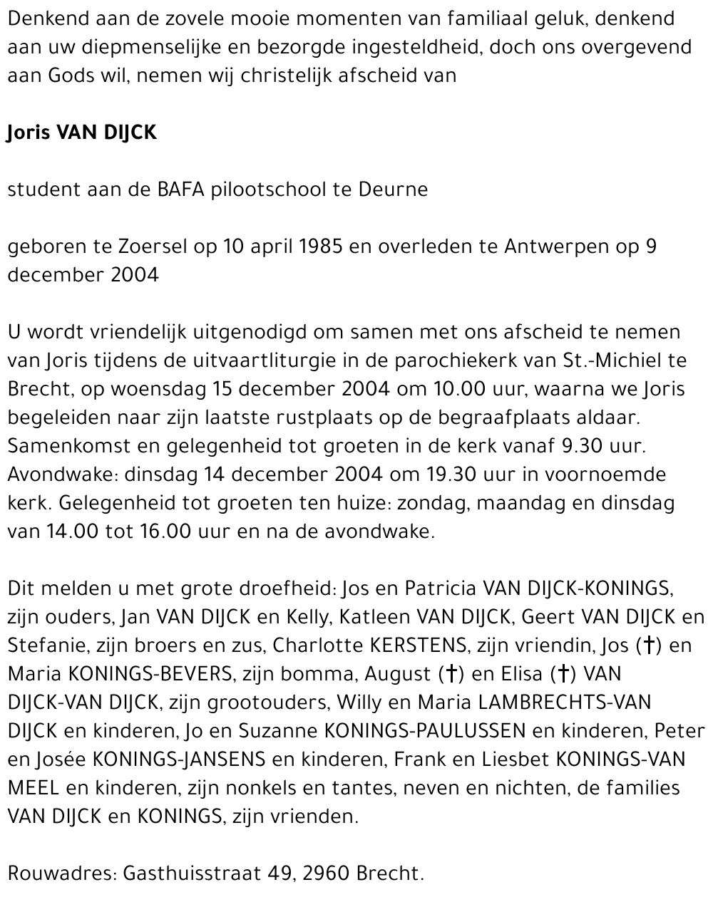 Joris Van Dijck