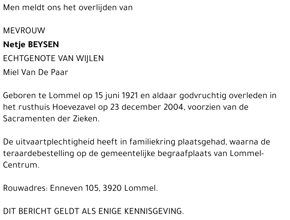 Netje Beysen