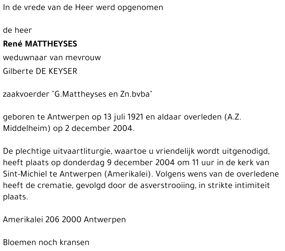 René Mattheyses