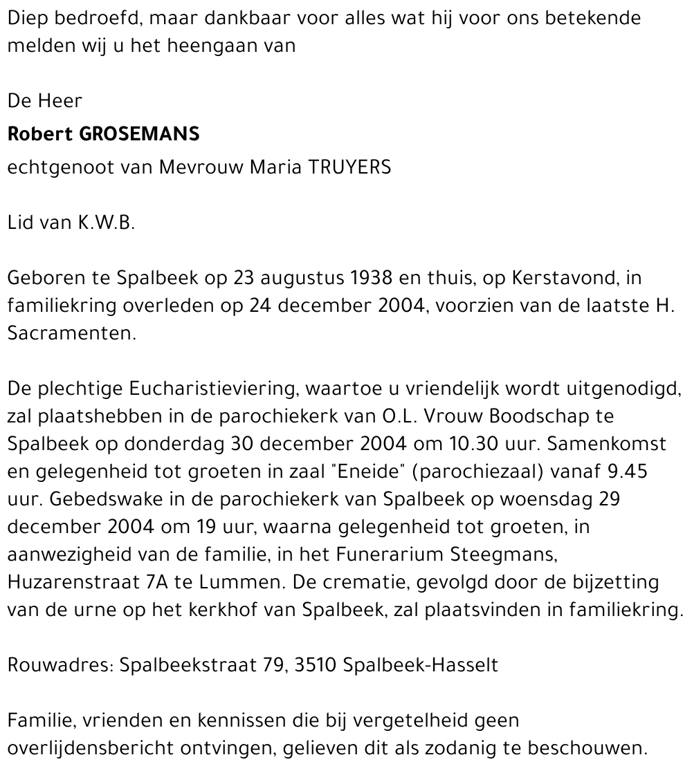 Robert Grosemans