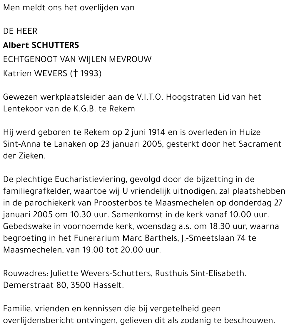 Albert Schutters
