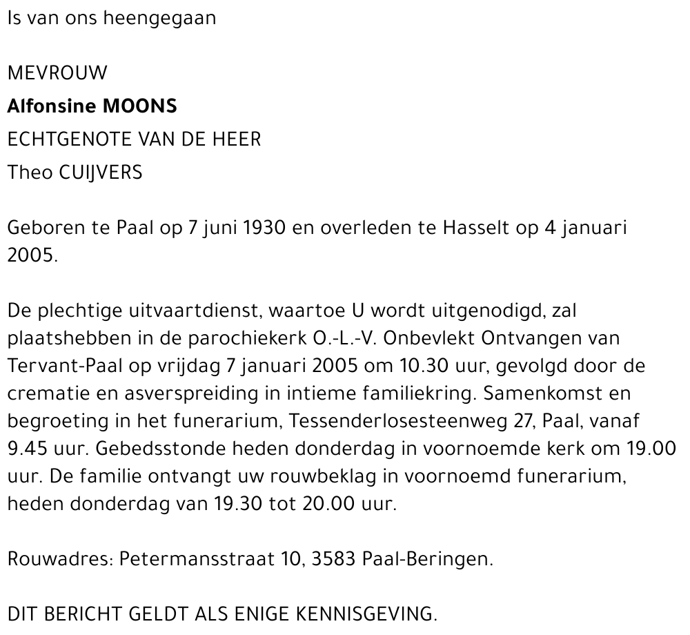 Alfonsine Moons