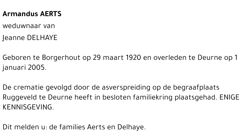 Armandus Aerts