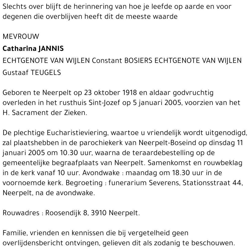Catharina Jannis