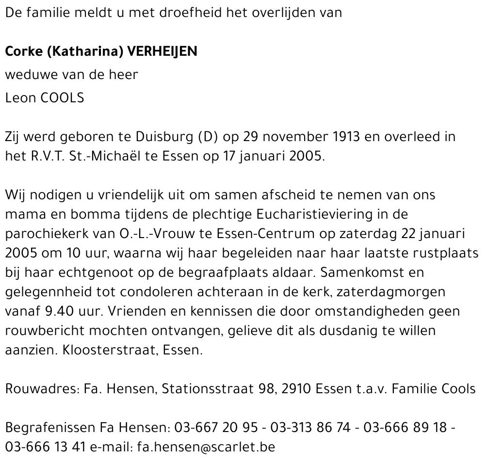 Corke (Katharina) Verheijen