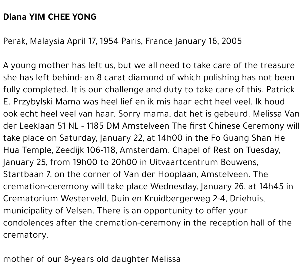 Diana Yim Chee Yong