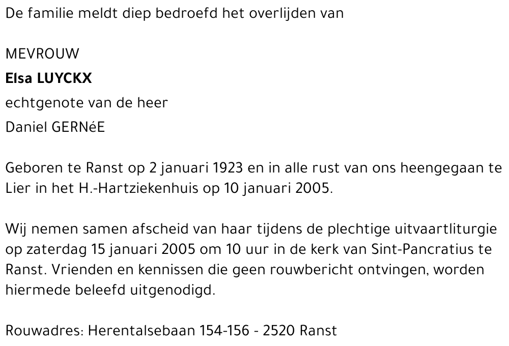 ELSA LUYCKX