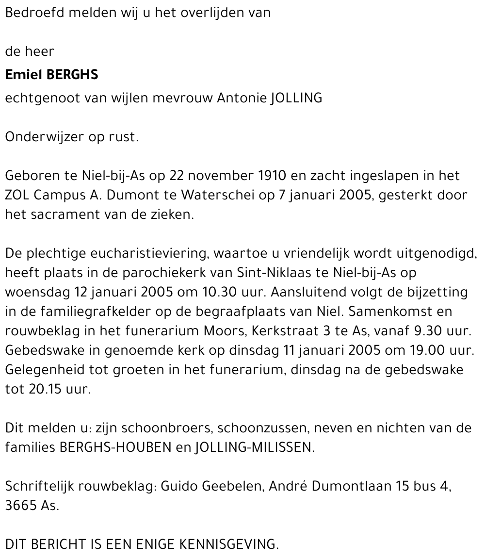 Emiel Berghs