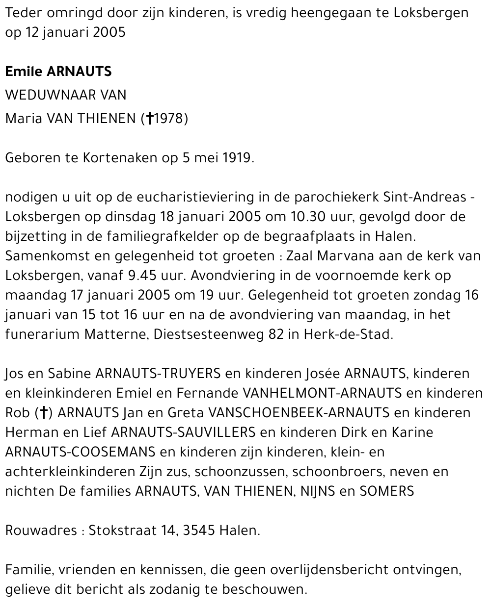 Emile Arnauts