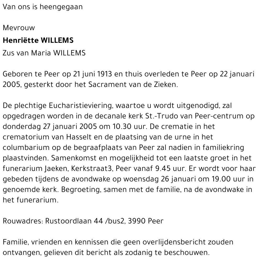 Henriëtte Willems
