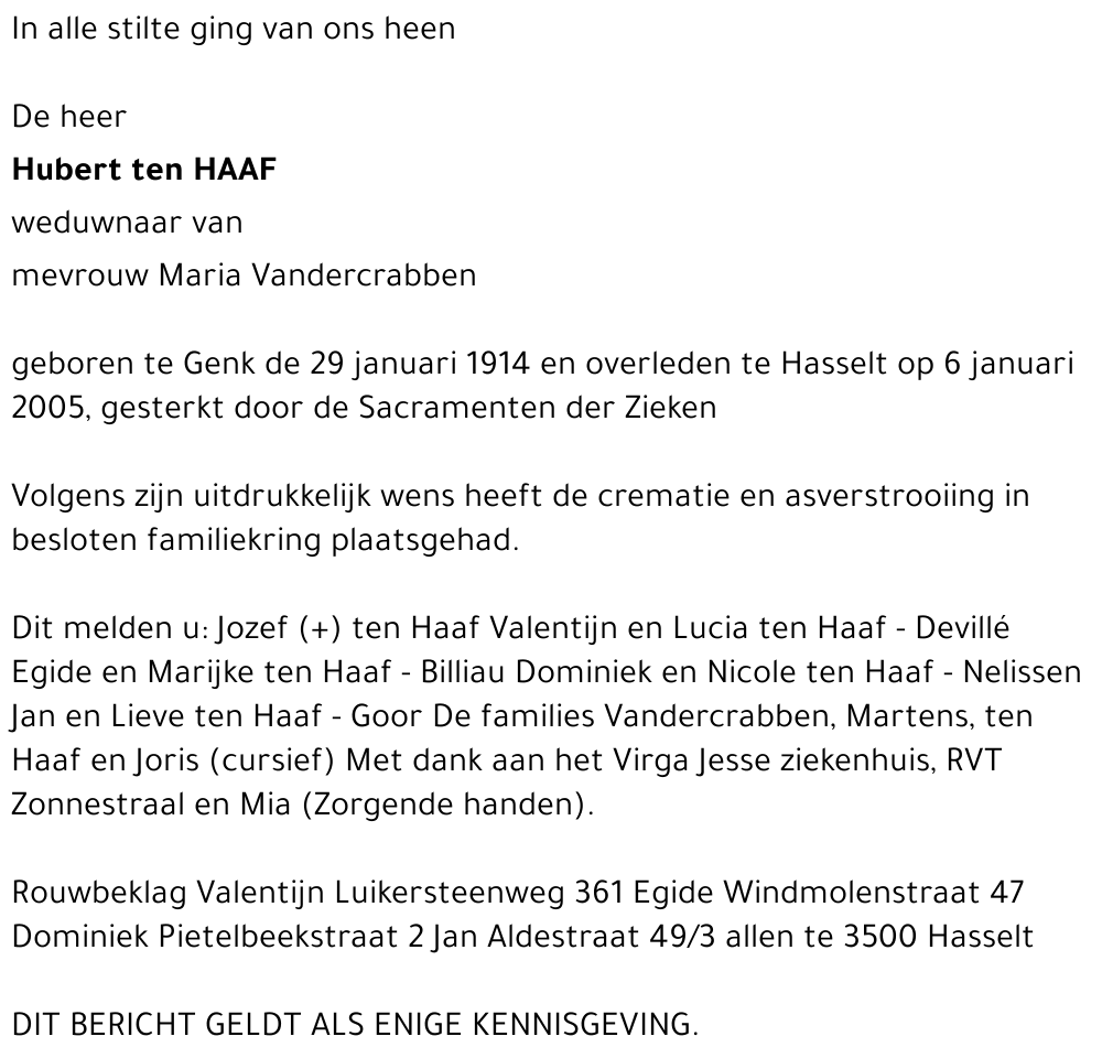 Hubert ten Haaf