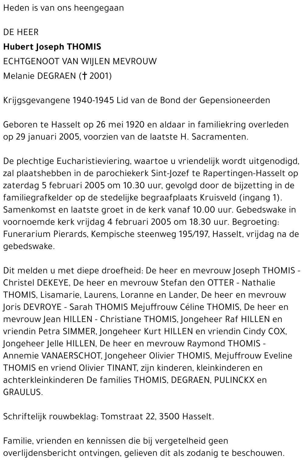 Hubert Thomis