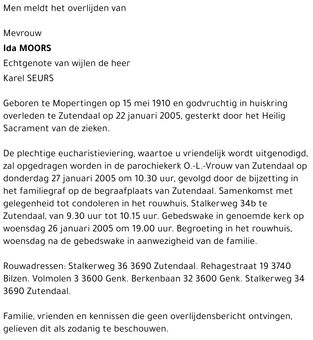 Ida Moors