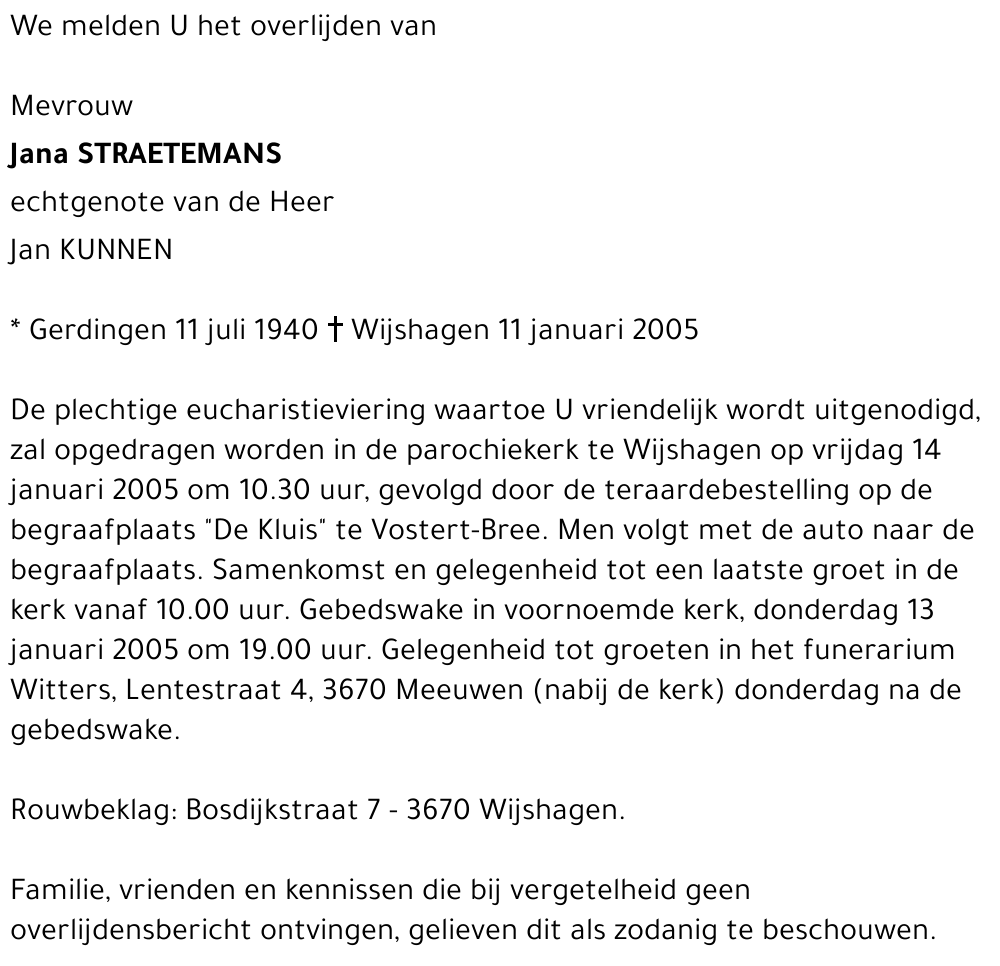 Jana STRAETEMANS