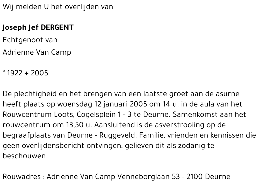 Joseph Dergent
