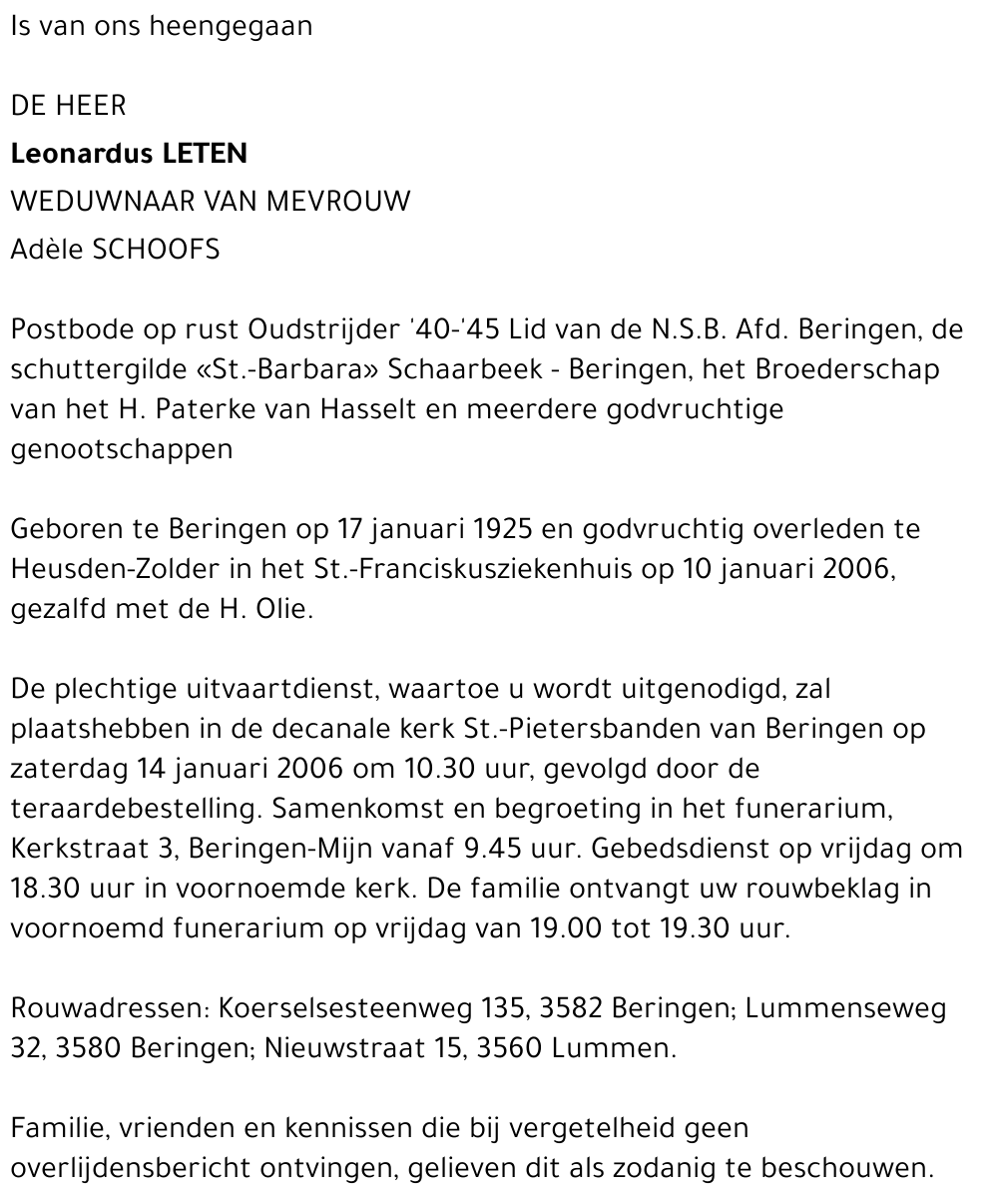 Leonardus Leten