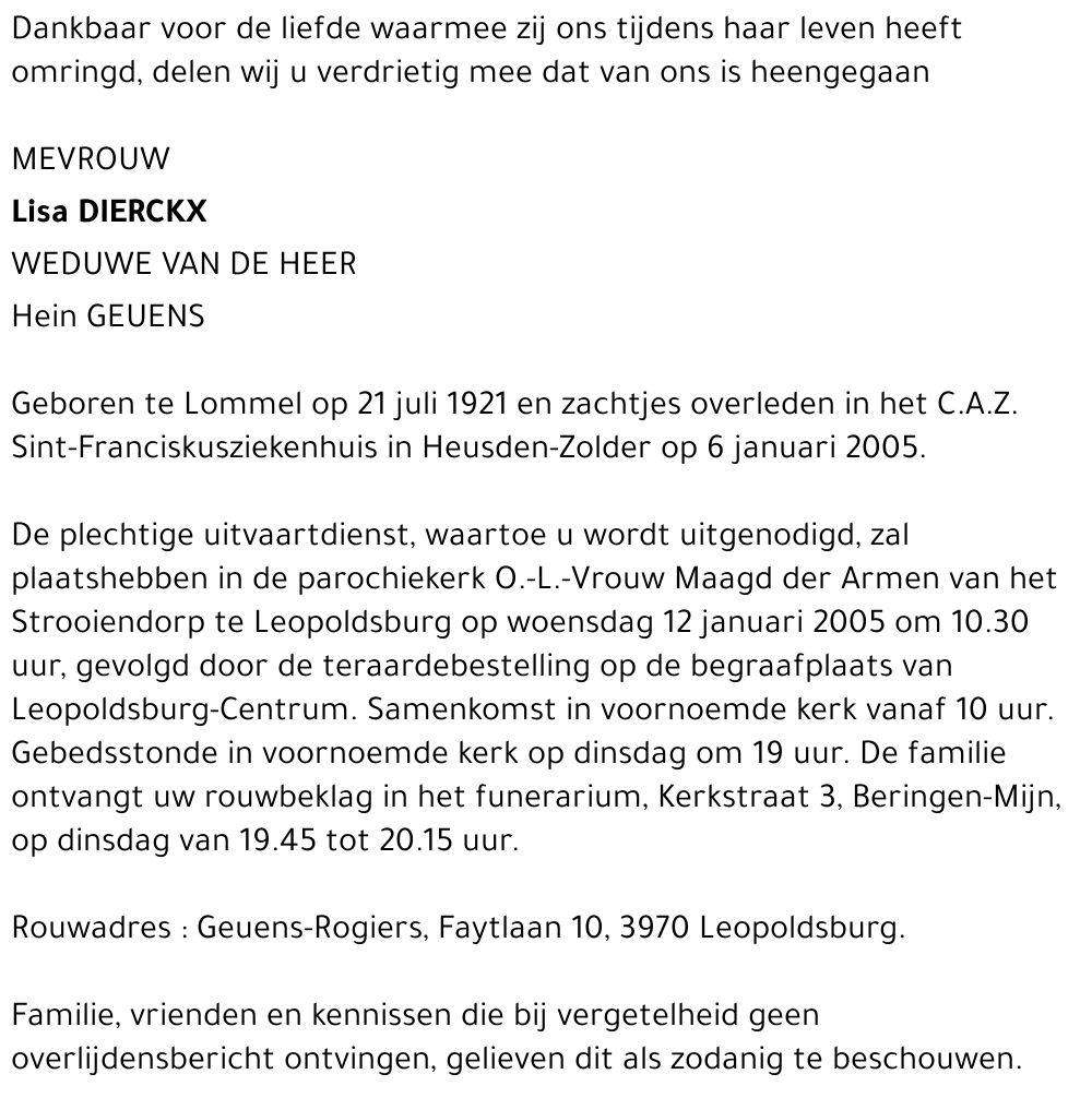 Lisa Dierckx