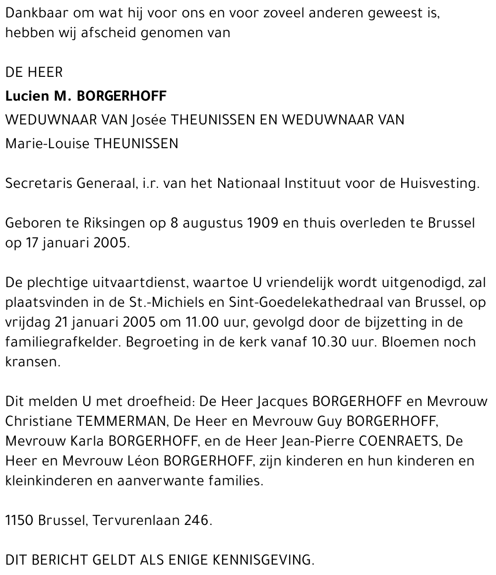 Lucien M. Borgerhoff