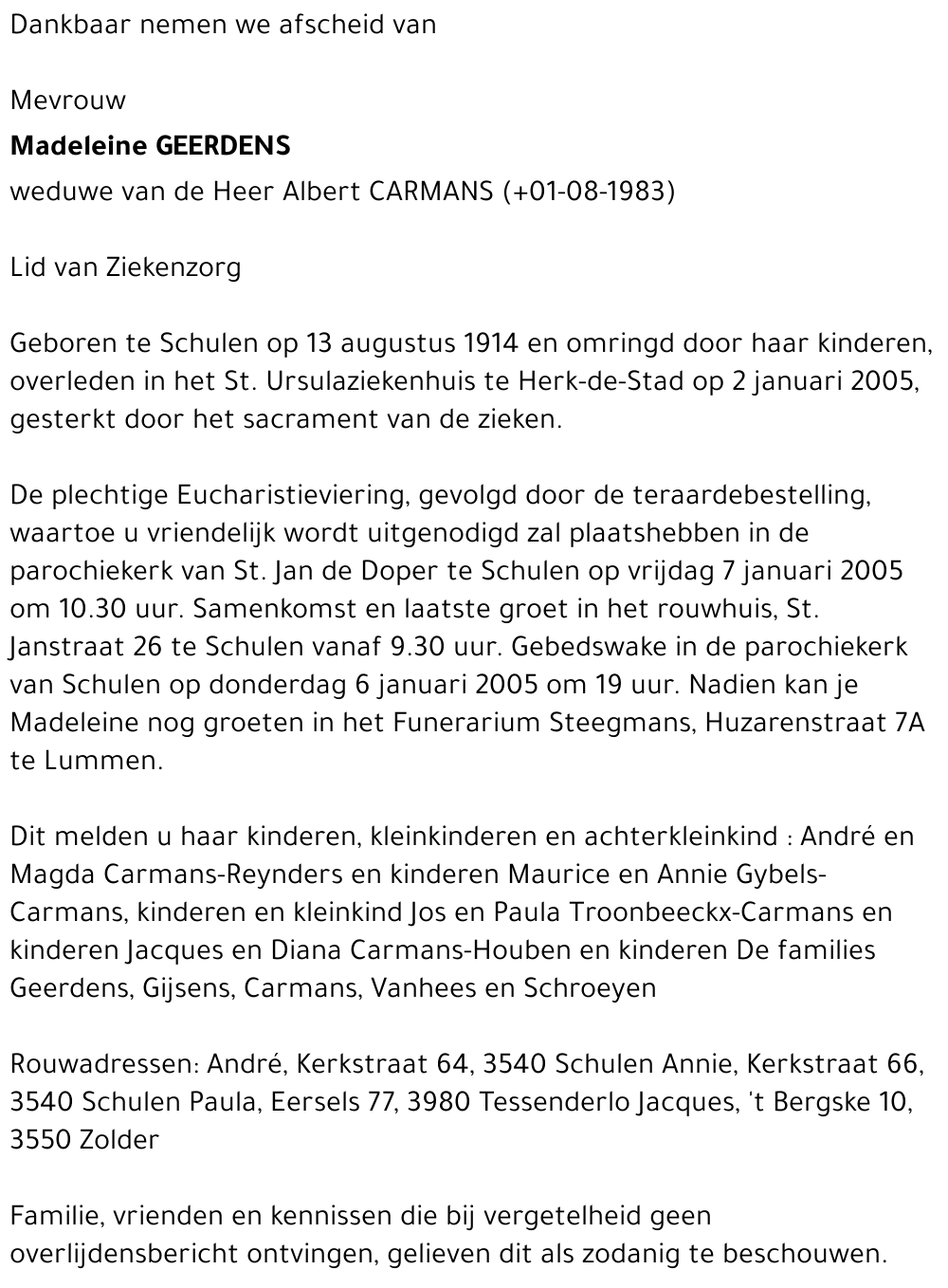 Madeleine Geerdens