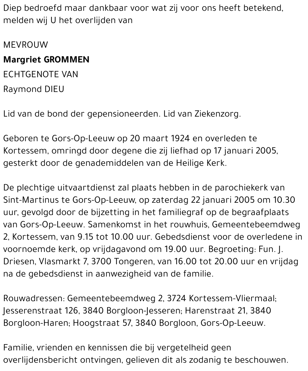 Margriet Grommen