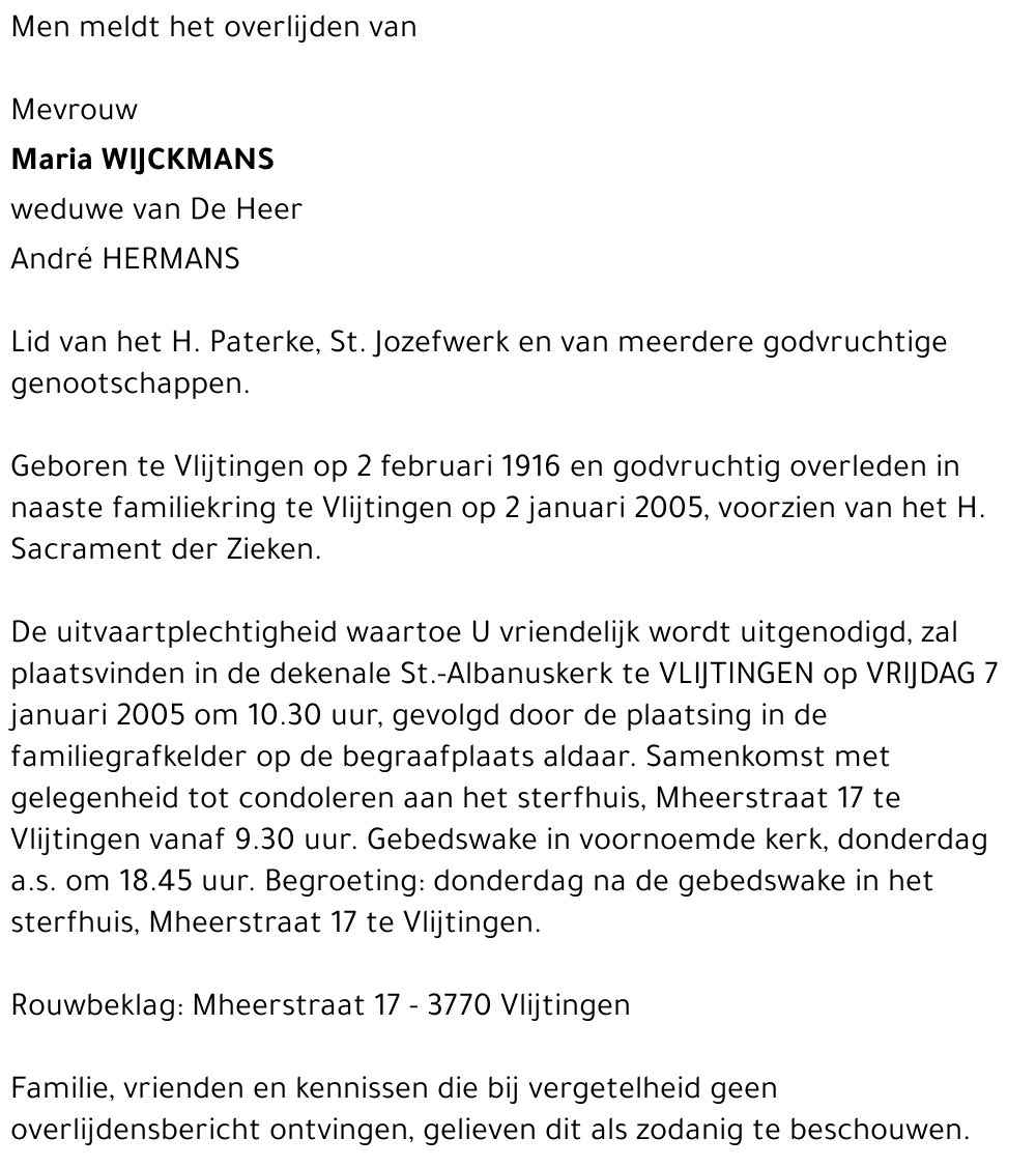 Maria Wijckmans
