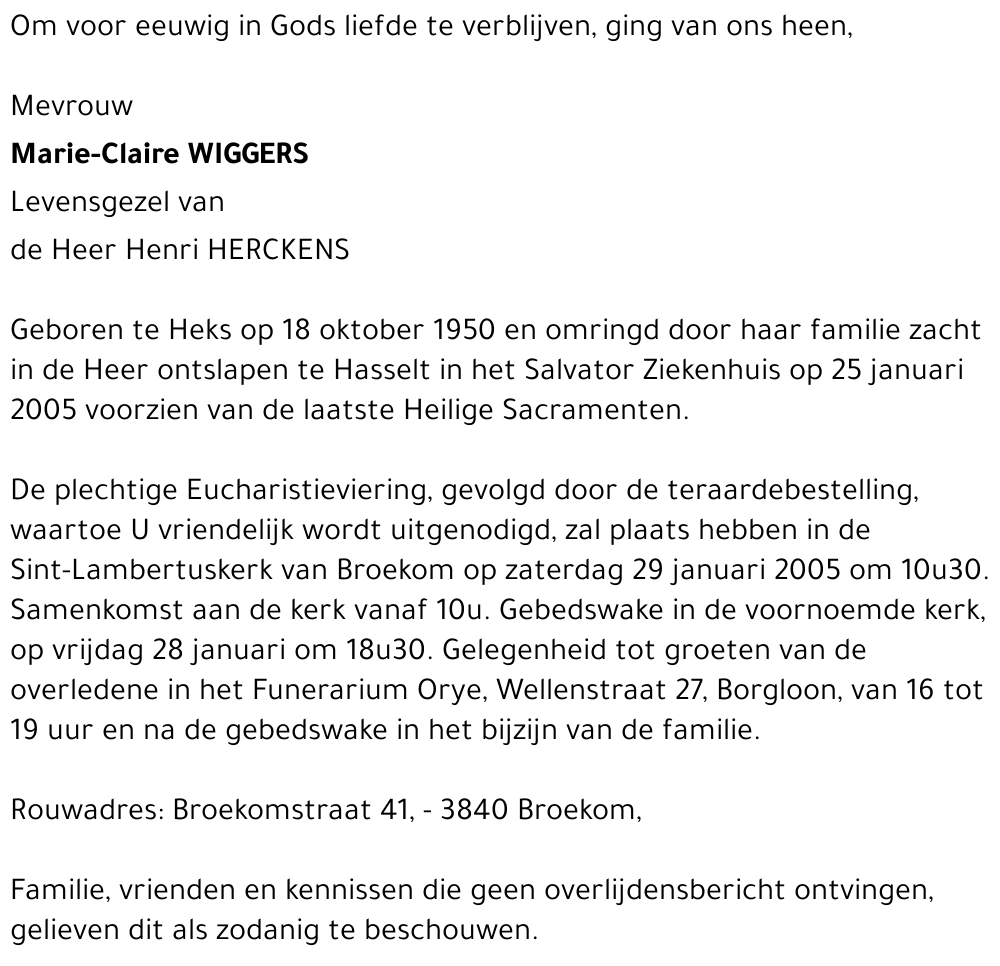 Marie-Claire Wiggers