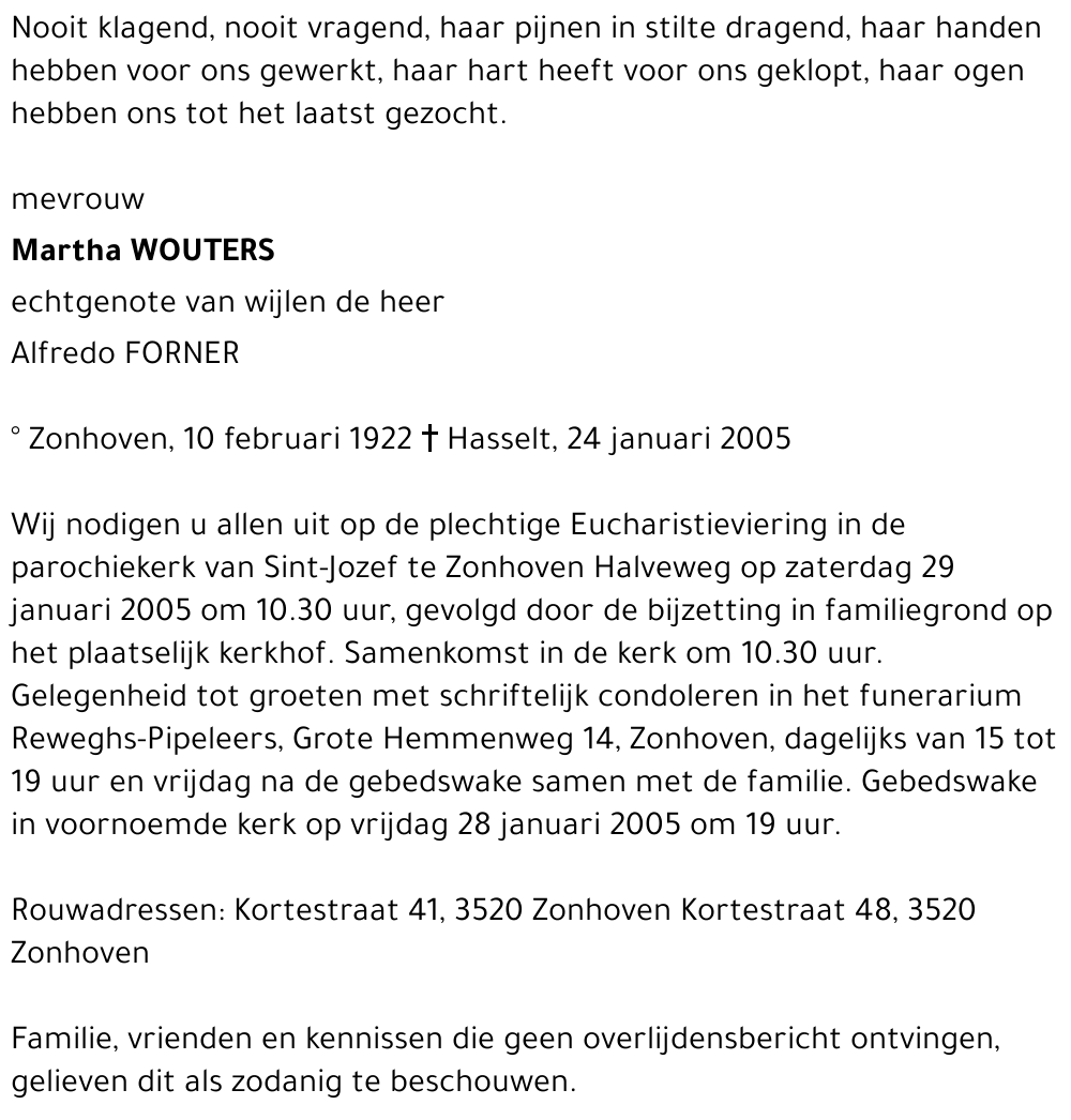 Martha Wouters