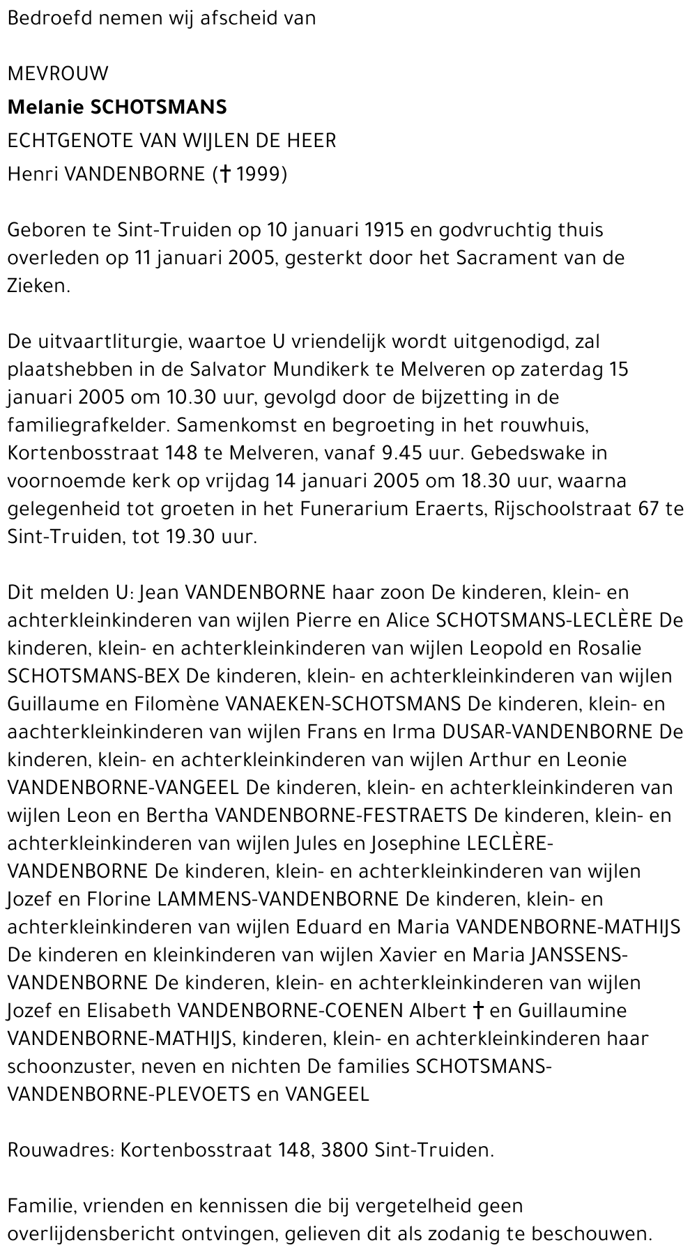 Melanie Schotsmans
