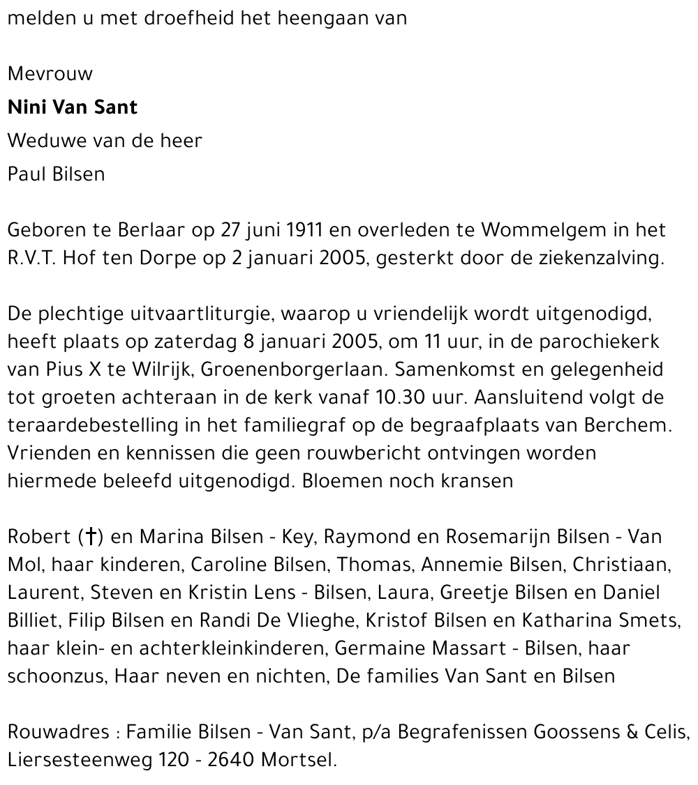 Nini Van Sant
