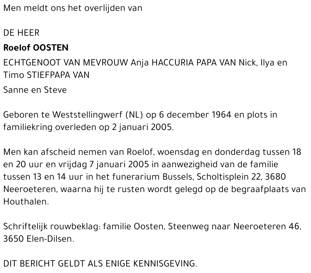 Roelof Oosten