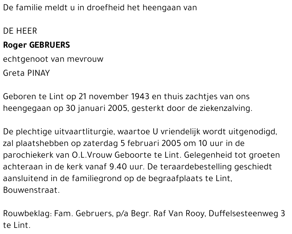 Roger GEBRUERS