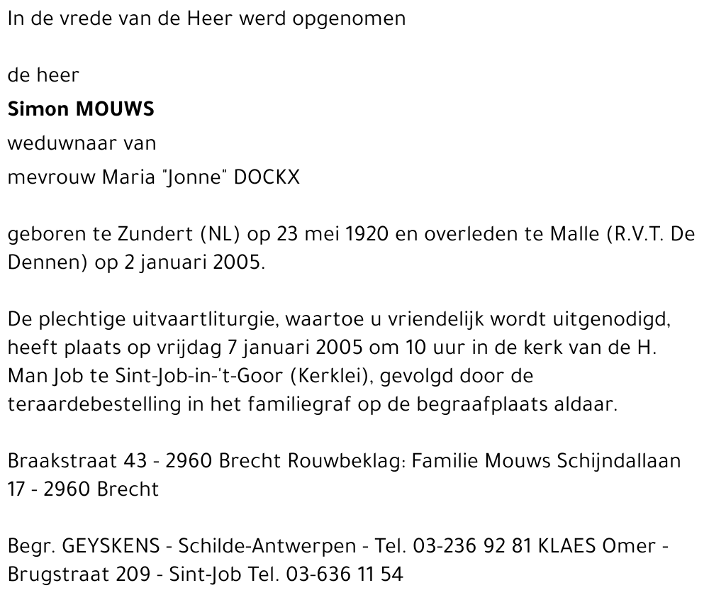 Simon Mouws