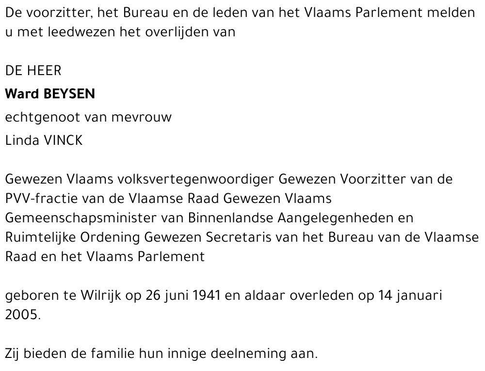 Ward Beysen