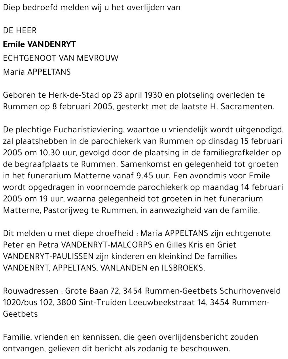 Emile Vandenryt