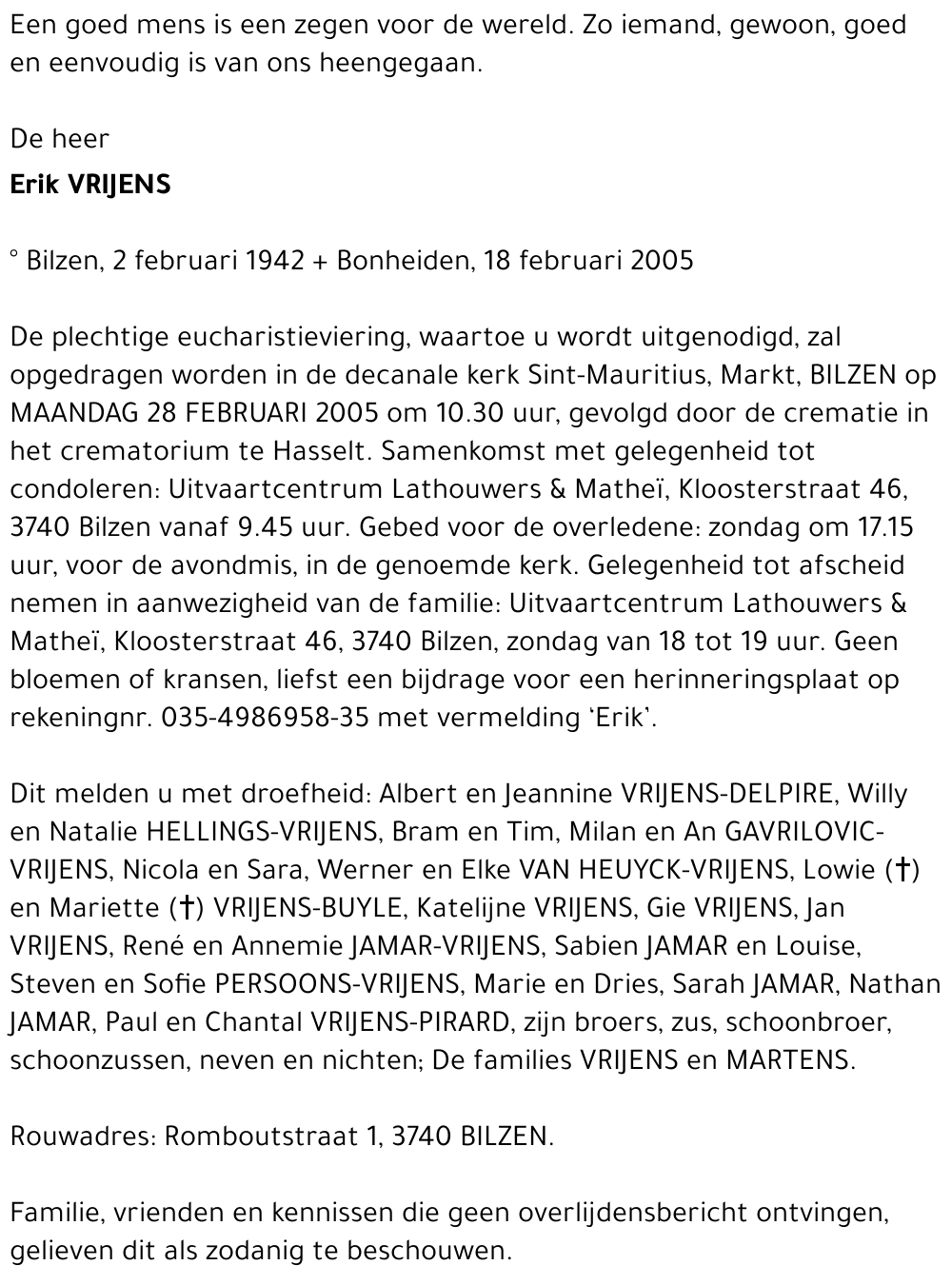 Erik VRIJENS
