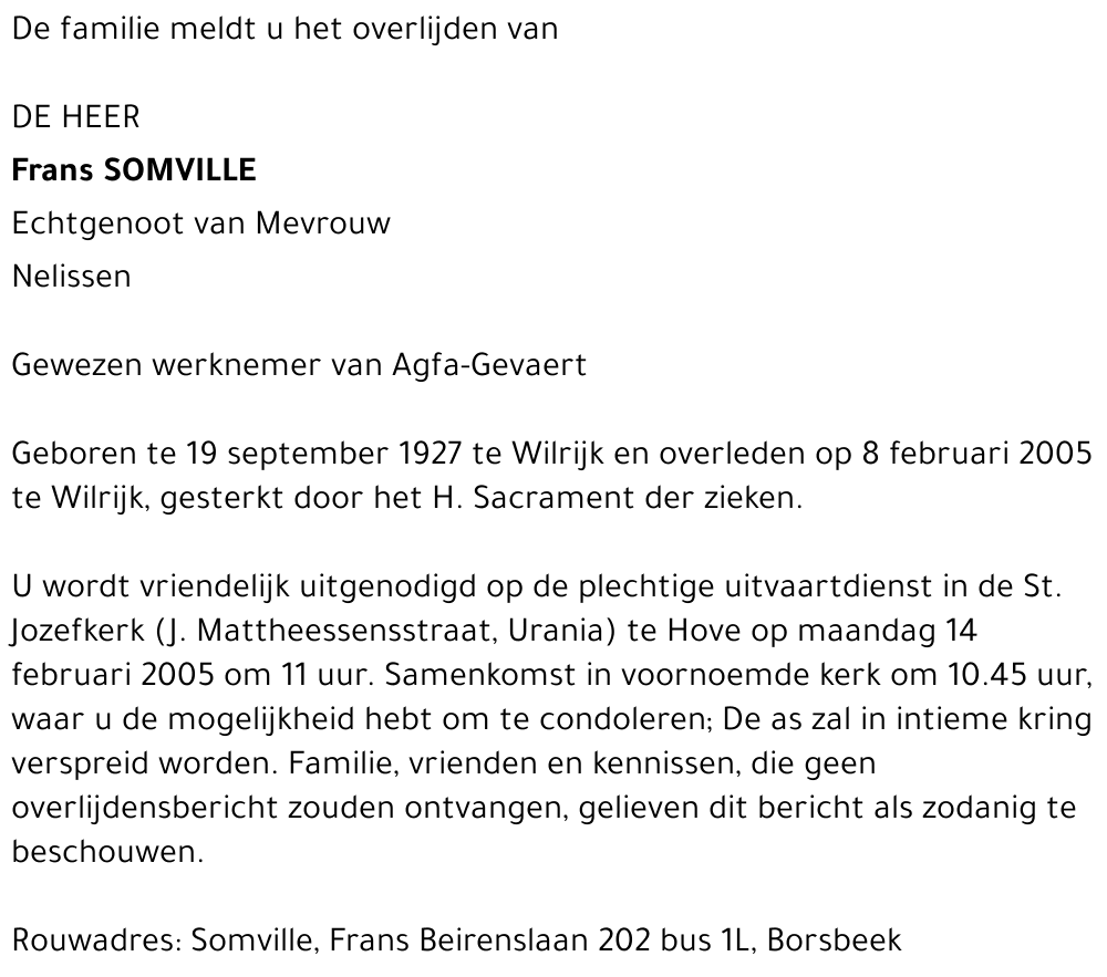 Frans Somville