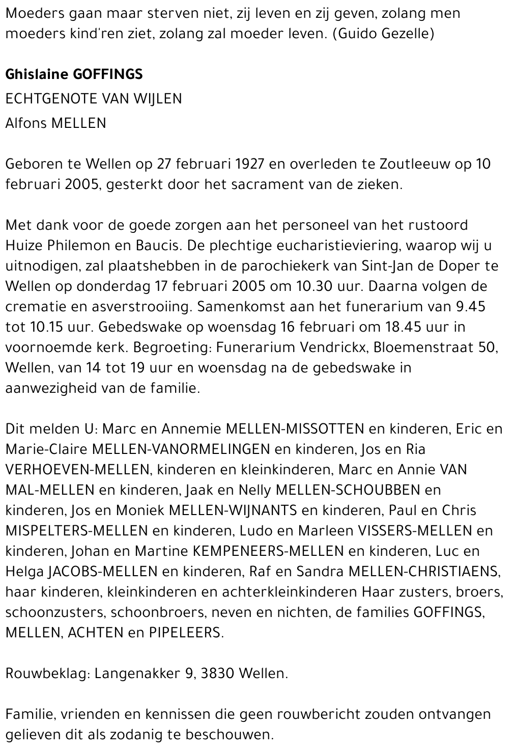 Ghislaine Goffings