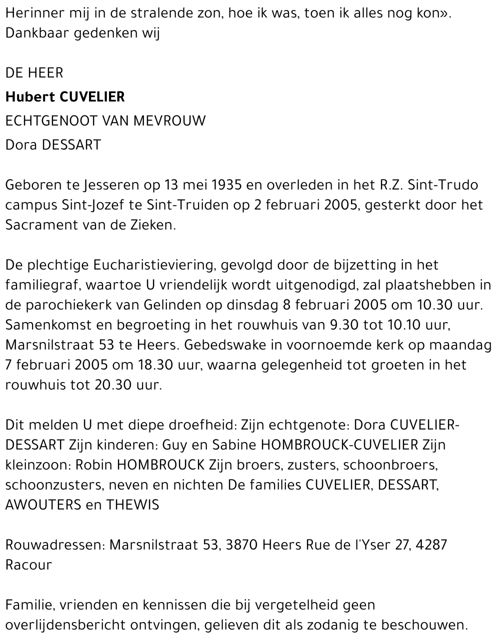 Hubert Cuvelier