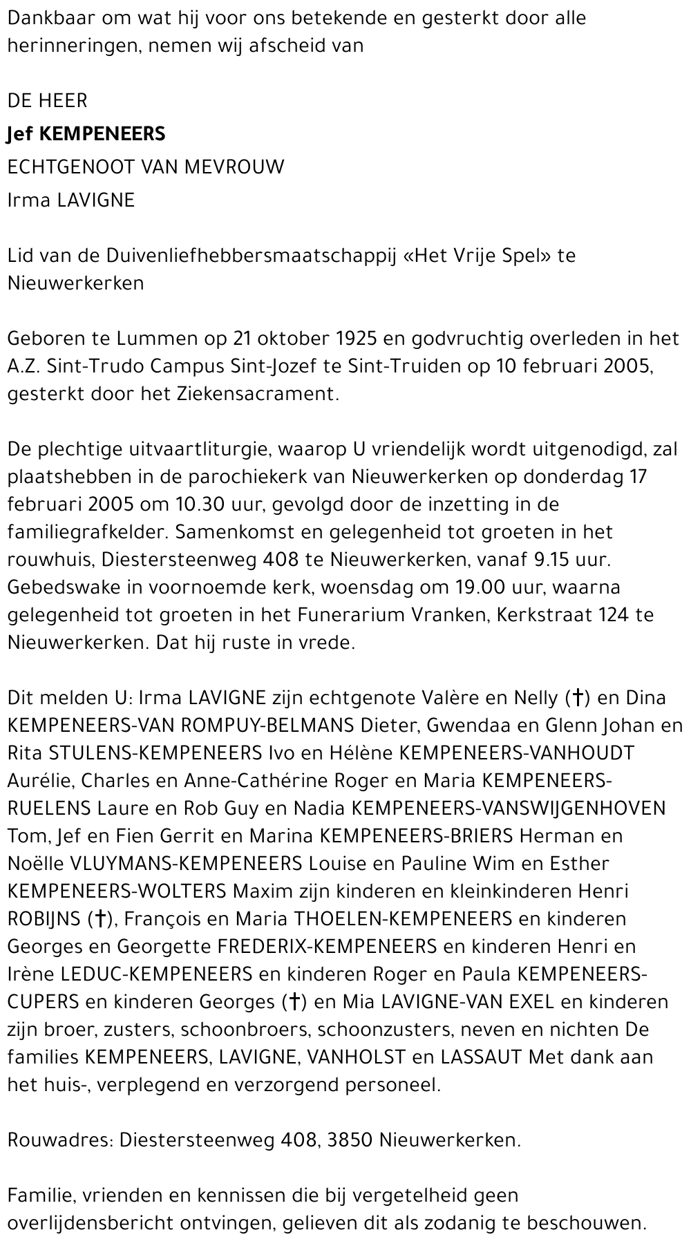 Jef Kempeneers