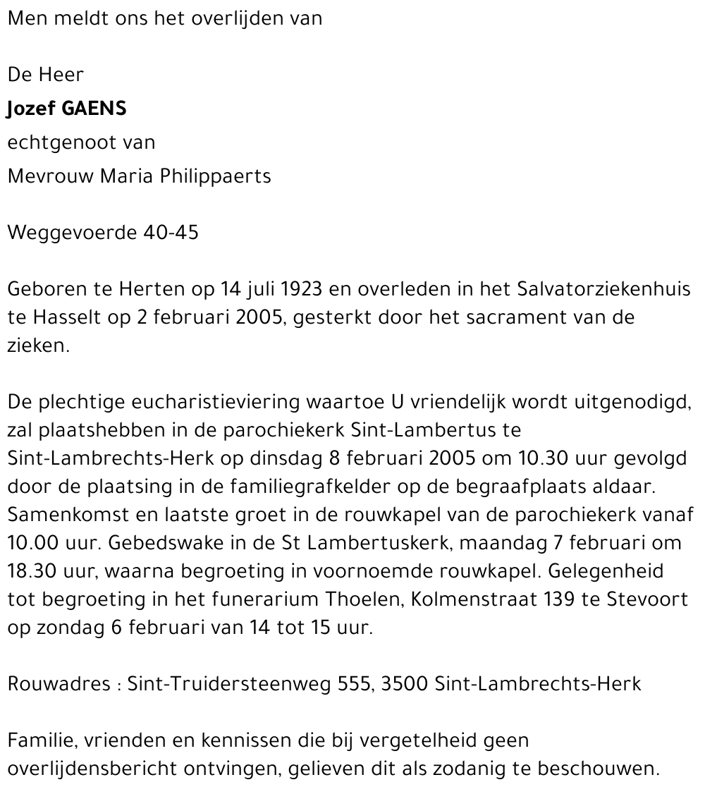 Jozef Gaens