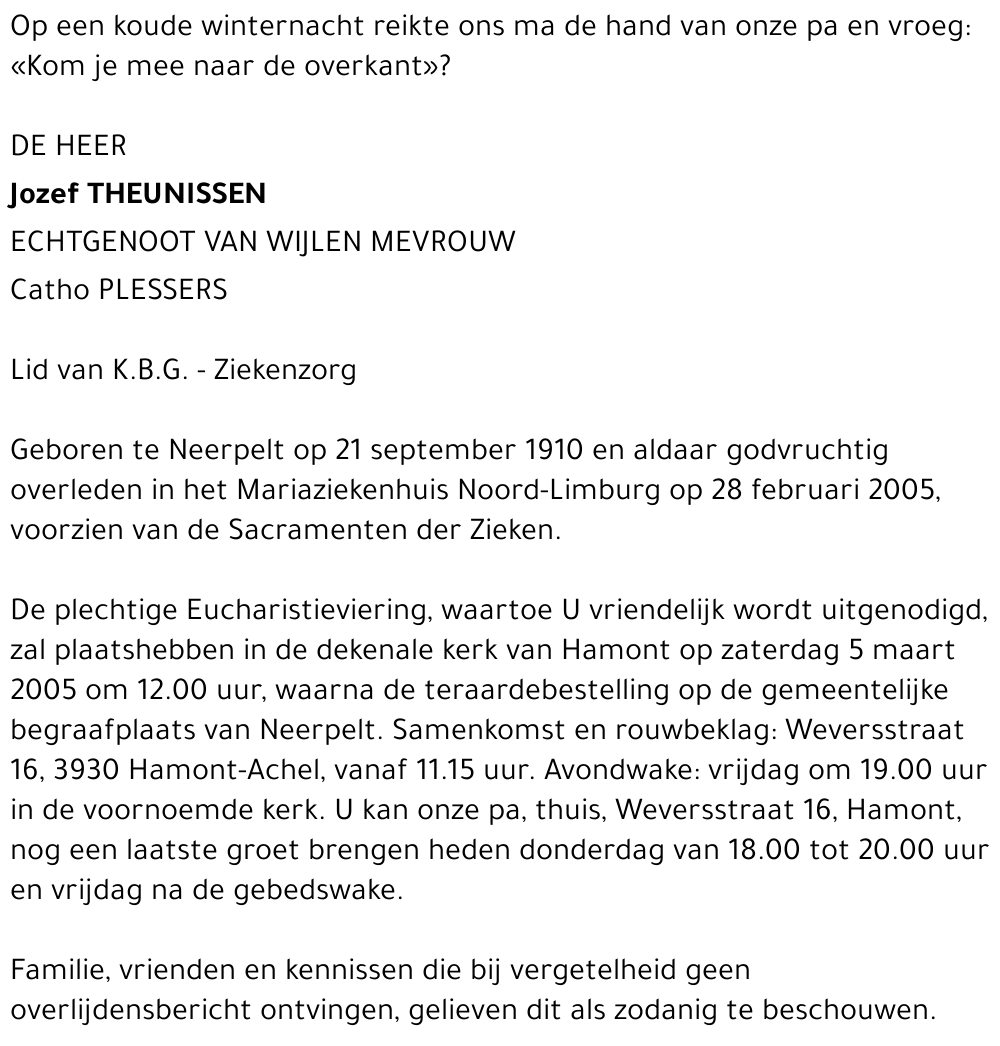 Jozef Theunissen