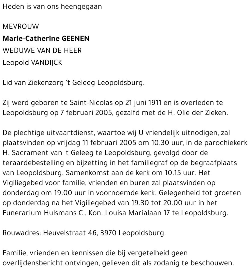 Marie-Catherine Geenen