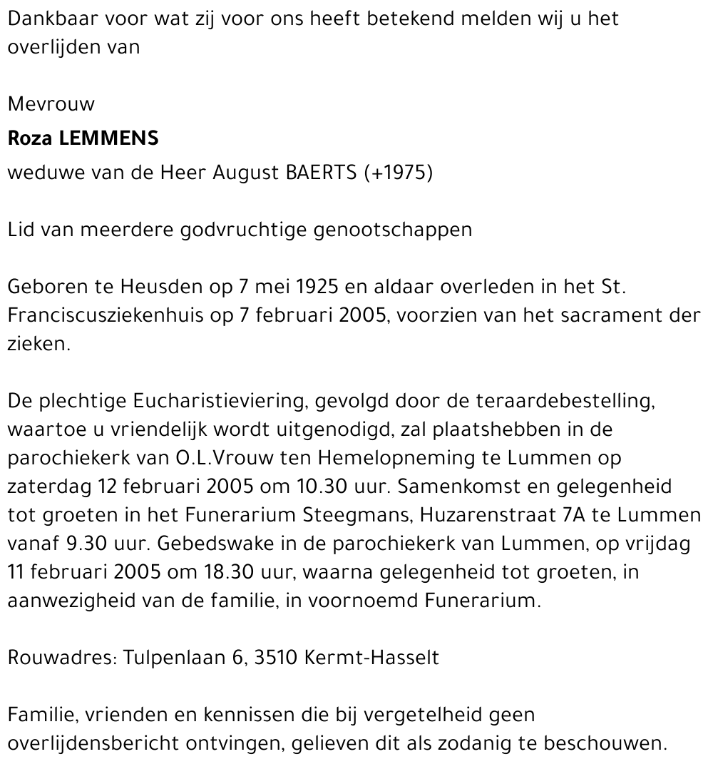 Roza Lemmens