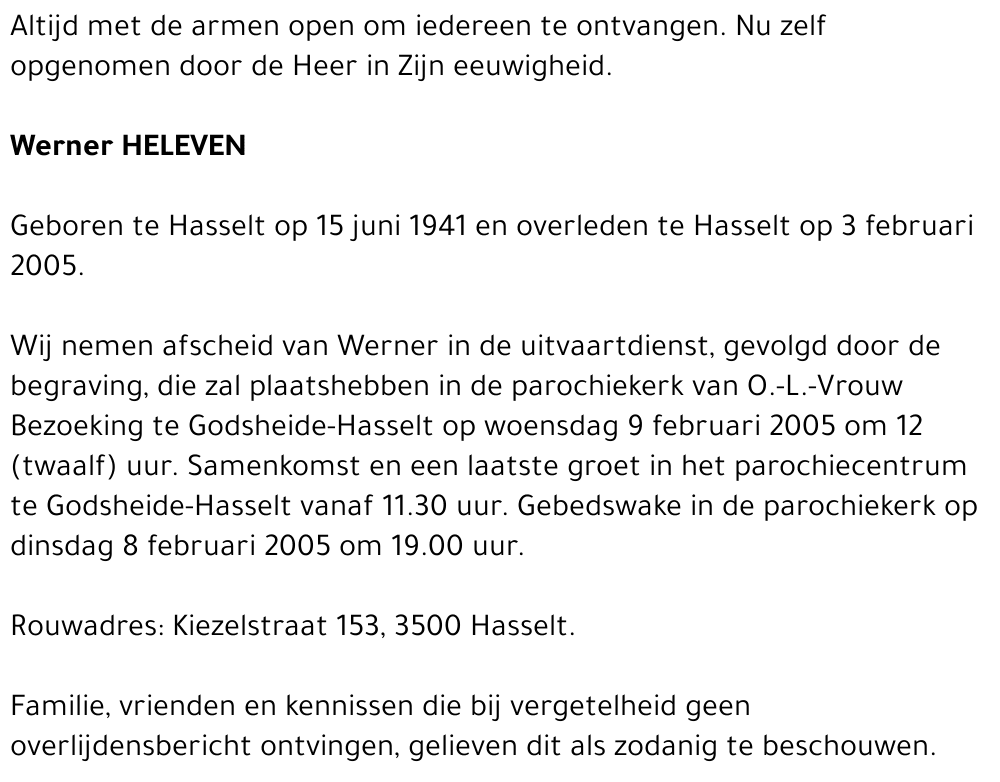 Werner Heleven