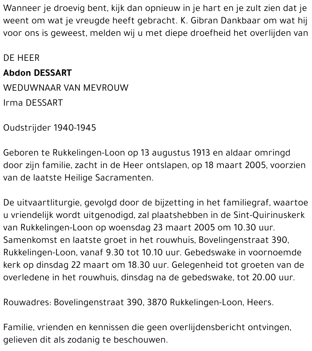 Abdon Dessart