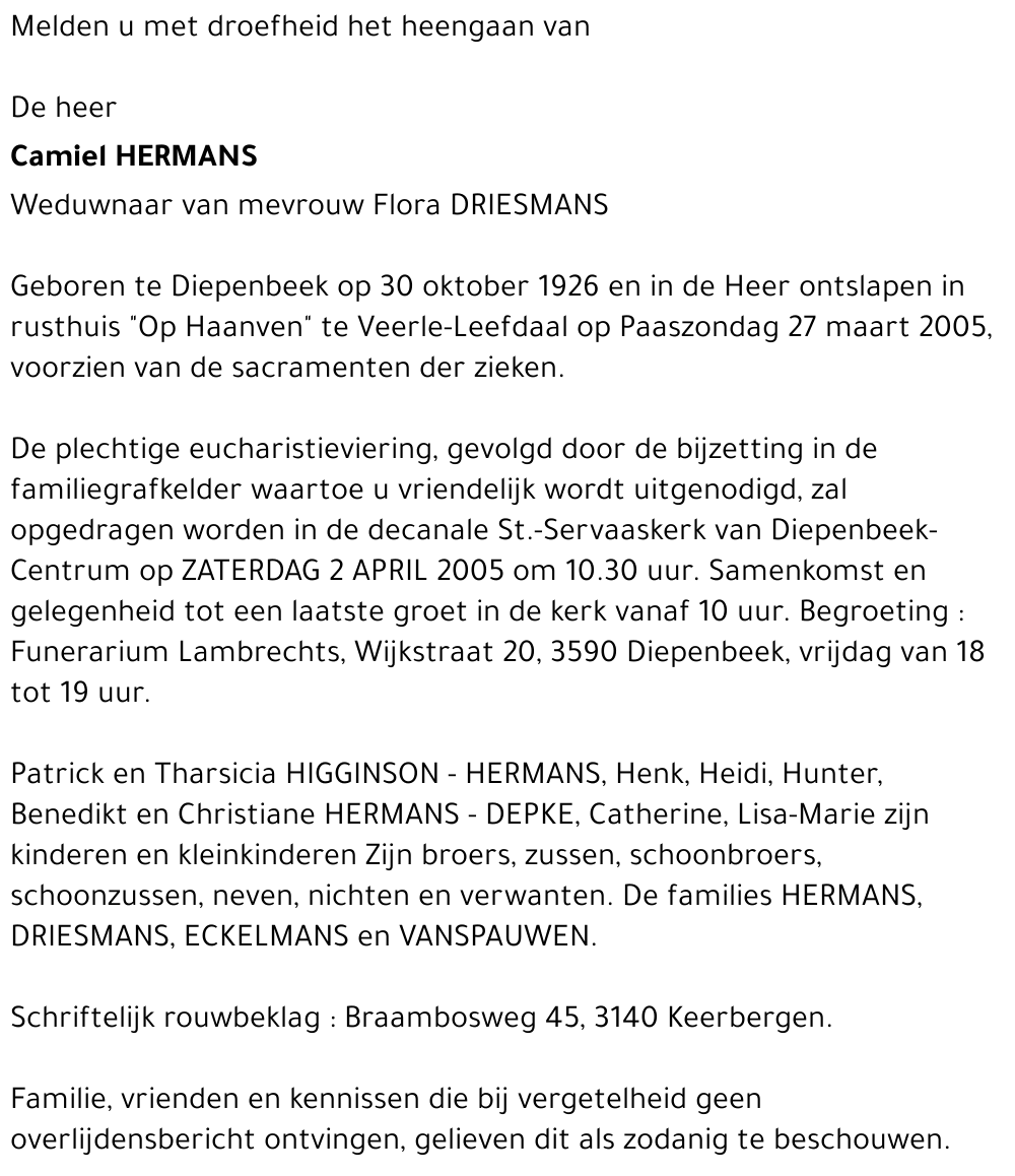 Camiel HERMANS