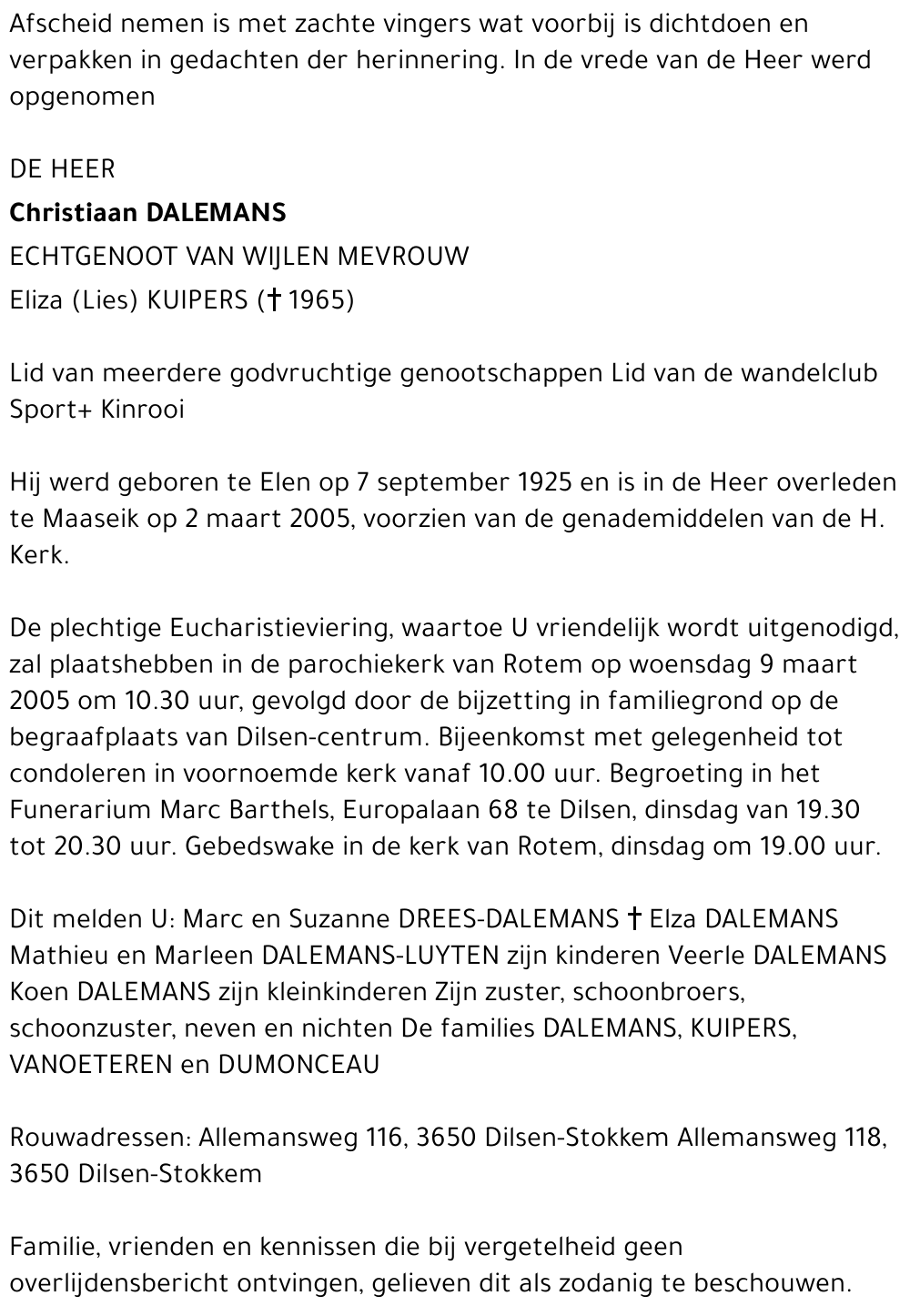 Christiaan Dalemans